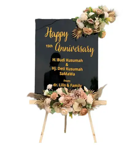 Papan Bunga Akrilik Tulis