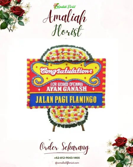 Sewa Papan Bunga Tulis